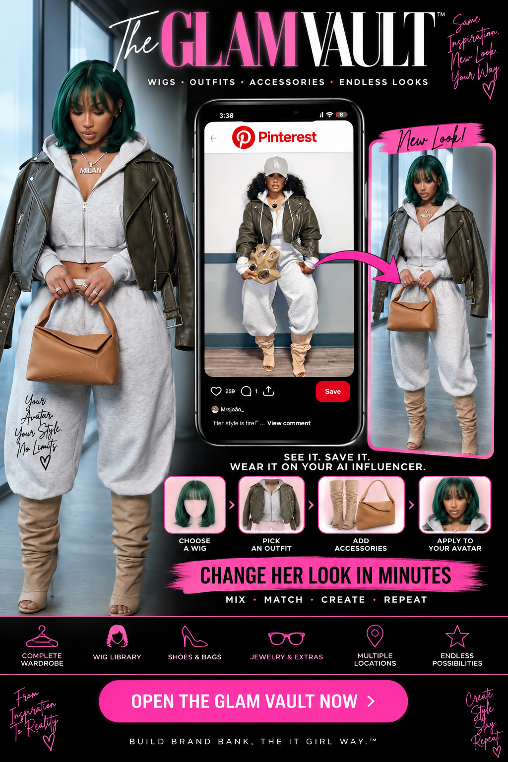 The Glam Vault™ | Style Your AI Influencer