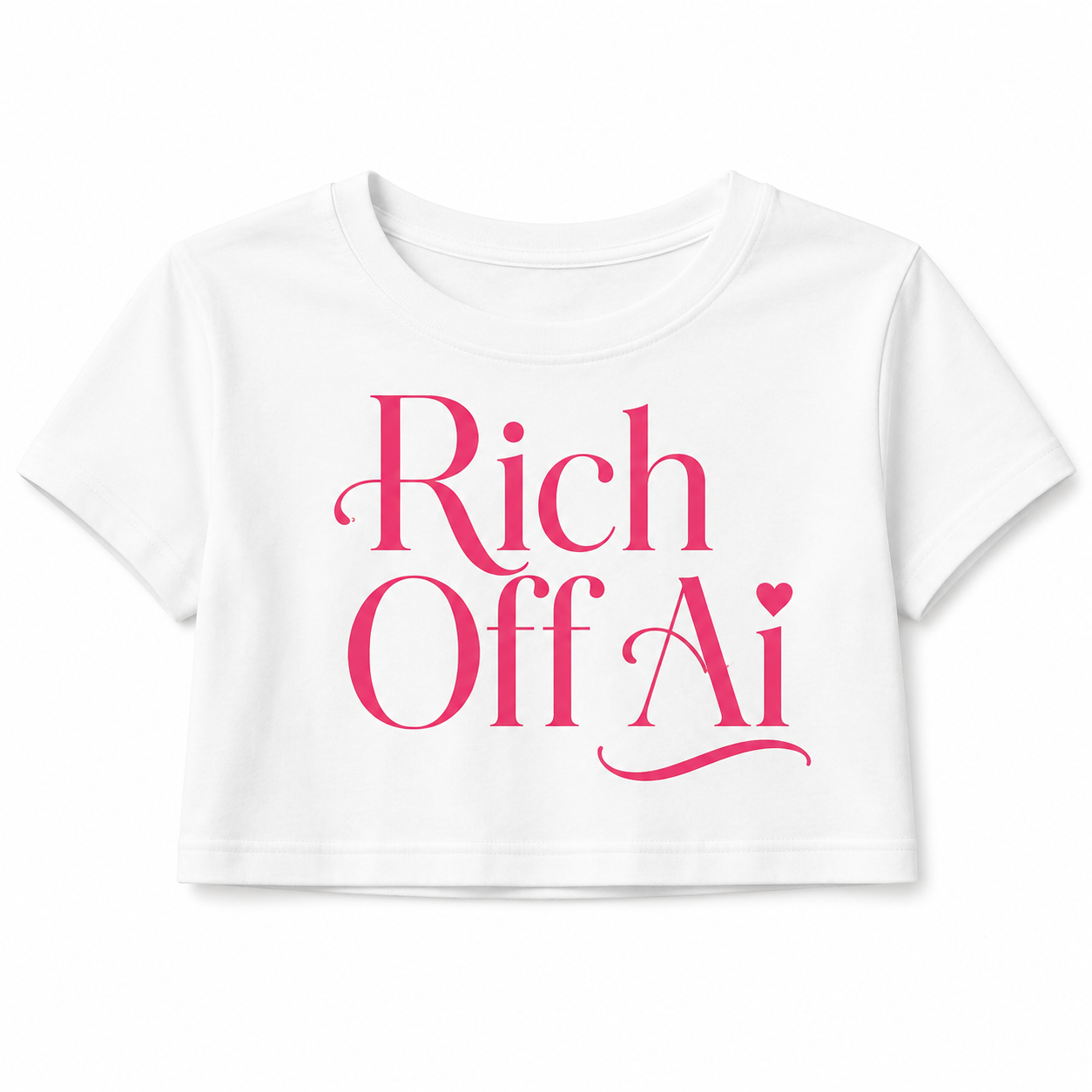 Rich Off Ai Crop Top 💕